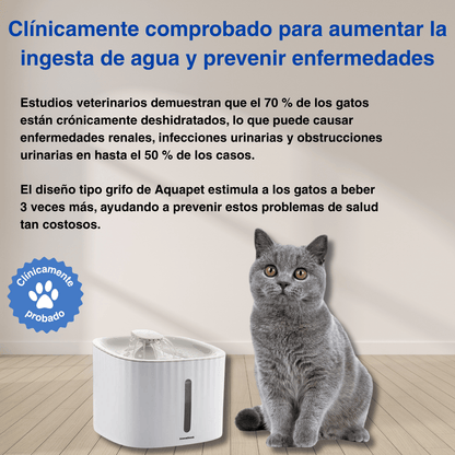 Dale a tu gato años de vida saludable extra con AquaPet